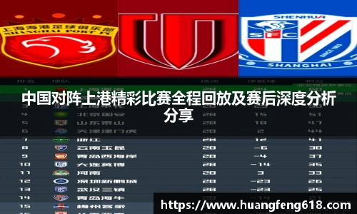 中国对阵上港精彩比赛全程回放及赛后深度分析分享